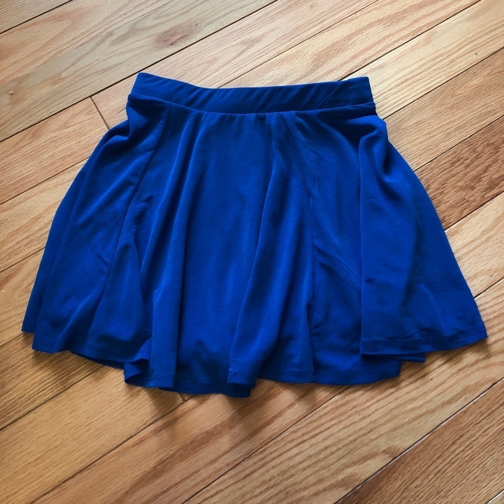 Blue Mini Skirt